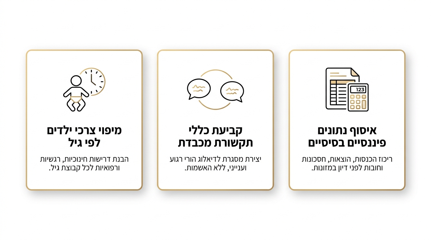איך מנהלים גירושין בהסכמה עם ילדים בצורה נכונה