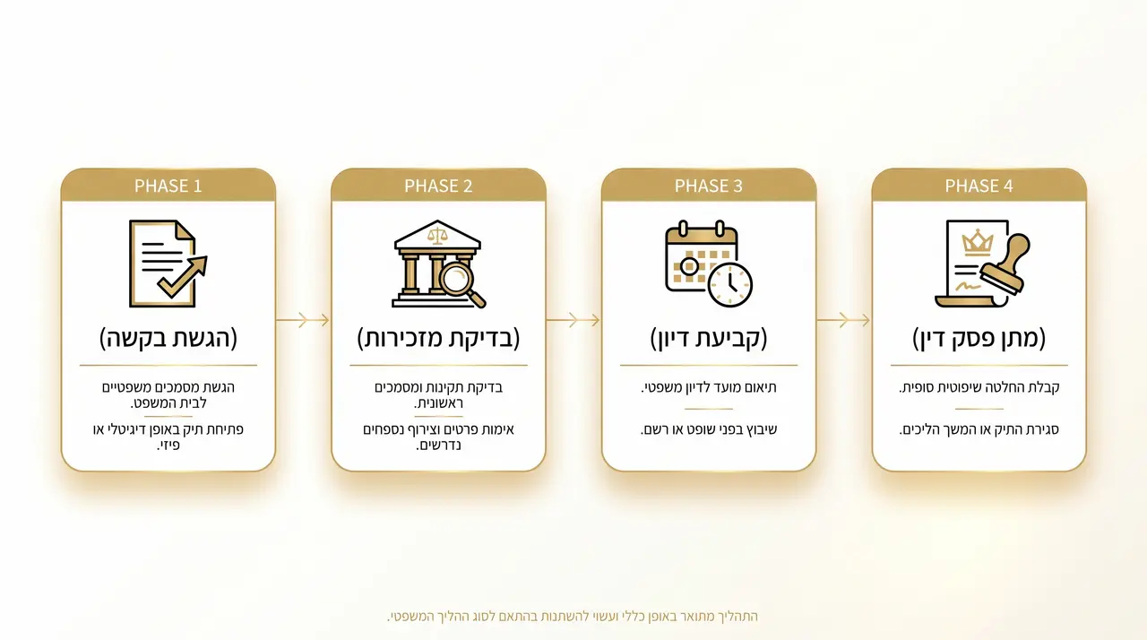 איך מתבצע אישור הסכם גירושין בבית משפט